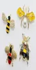 Drip Honey Bijen Broche Pin Mode-sieraden Kostuum Decoratie Broach Beroemde Designer Pak Revers Pin Voor Vrouwen Sieraden Accessor1485452