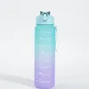 Water Bottles Portable Drink Bottle Frosted Sports Leak-proof Filling Traveling Straw Design Drinking Jug