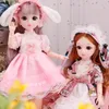 16 bjd Dolls for Girls Hinged Doll 30 cm with Clothes Blonde Brown Eyed Articulated Toys Children Spherical Joint Playsets 240111