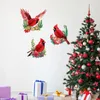 Christmas Decorations Tree Pendant Party Ornament Vibrant Honeycomb Bird Ornaments Creative 3d Effect Xmas