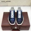 Berluti Mens skor Playoff Leather Sneakers Berlut New Herr Scritto Mönstrad låg toppsport handgjorda kalv med snörning casual rj 3uhv