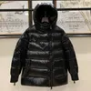 Parkas femininas para baixo inverno novo m Mengjia Dunchao marca grosso casulo casaco solto