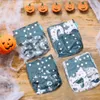 Happyflute Halloween Bat Skull Fun Print Washable Reusable Absorbent Pocket Diaper Cover Adjustable Baby Nappy 240111