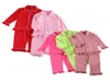 Kinderen nachtkleding nachtkleding jongens pjs nachtkleding lounge set peuter meisjes ruche pyjama kinderpyjama set C11167161444