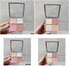 Eye Shadow Marca 4 Cores Natural Matte Maquiagem À Prova D 'Água Paleta Shimmer Backstage Glow Face Destaque B 231211 Drop Delivery Dhjxu