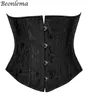 Beonlema Women Steel Bone Cincher Corset Weist Simling Underbust Fajas steampunk accessories femme xs3xl buff bustier j1907019426512