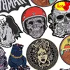 Patches for Clothes Jacket Mochila Jeans Hat Embroidery Sew Iron on Punk Gorilla Bear Skull Shark Medusa Designer Thermal Parche