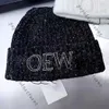Beanie Hat Loewee Hat Gorro de diseñador de lujo Invierno Hombres y mujeres Moda Triángulo Letras Diseño Gorros de punto Otoño Gorro de lana Geométrico Unisex Gorro cálido 4 3L8G