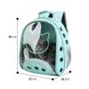 猫のキャリアクレートは小さな犬のアクセサリーのためのオックスフォード布を家に住む通気性ペット旅行キャリアキャッツスペースカプセルバッグバックパックヴァイドリード