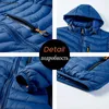 S.T.G hommes hiver décontracté à capuche chaud Parkas veste manteau hommes automne classique vêtements d'extérieur Vintage détachable chapeau doudoune hommes 240112