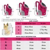 Dog Carrier 2024 Pet Bag For Dogs Backpack Out Double Shoulder Portable Travel Outdoor Trave