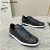 Berluti Mens Shoes Playoff Leather Sneakers Berlut New Mens Calf Brush Color Retro Fashion Sports Scritto Pattern Trendy Casual Rj 11J5