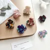 Accessoires pour cheveux, Mini pince à griffes en acétate coloré, épingles à cheveux pour enfants filles, Barrette pinces à crabe, couvre-chef Vintage