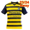 23 24 Parma Mens Soccer Jerseys Osorio Benedyczak Estevez Charpentier Bernabe Bonny Begic Camara Sohm 2023 2024 Home Football قمصان موحدة