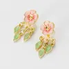 Boucles d'oreilles pendantes pour femmes, nuages, gouttes de pluie, flocons de neige, glands, automne et hiver, accessoires créatifs, goutte d'huile, bijoux