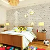 Autocollants muraux 3D en fausse brique, 7770cm, 10 pièces, papier peint auto-adhésif imperméable pour décoration de chambre à coucher et de salon, 240112