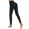 Pantalones de mujer Leggings de entrenamiento de yoga Color sólido Slim Fit Fitness Deportes Running Pantalones De Mujer