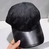 Diseñador para hombre Gorra de béisbol Lienzo Mujer Diseñadores Gorras de bola Patchwork de cuero F Sombreros ajustados Capo ajustable Letras completas Casquette