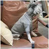 Moda Girocollo Maglione per cani Designer Cat Stampa Maglieria sottile Schnauzer Bichon Corgi Teddy Pet Felpa Drop Delivery Dhqx5