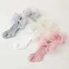 Korean Style The Bow Baby Headband Socks Set born Hundred Days First Birthday Party Hair Tie Gift Box Accessories 240111