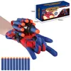 Spider Gloves Web Shooter Toy, Spider Kids Plastic Cosplay Launcher Glove Hero Movie Launcher with Wrist Toy Set Funny Decorate Wrist Launcher Toys for Children