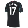 Maillots de football pour hommes 2023 2024 City Haaland de Bruyne Foden Hommes Enfants Kits de maillot de football Kit à domicile Chemises à l'extérieur Ensembles Femmes Troisième chemise 23 24 Camiseta Futbol Maillot Foot