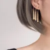 Dangle Earrings 3Pcs/Set Roronoa Zoro Fake Ear Clips Gold Color Small Geometric Non-Pierced Jewelry Hip Hop Wholesale Pendant