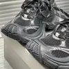المصممين الفاخرة باريس 10xl سلسلة أحذية رياضية الرجال النساء غير الرسمي أحذية شبكية جلود أسود أبيض أخضر منصة مطاطية تنفس المدربين