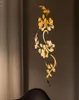 Wandaufkleber, Blumen, 3D-Stereo-Acryl-Spiegelaufkleber, Schlafzimmer, Wohnzimmer, Veranda, dekorative Tapete, Heimdekoration 3385794
