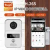 Smart 7 -calowy monitor Wi -Fi Tuya wideo Doorbel Outdoor Bell Wodoodporny IP65 Karta indukcyjna Odblokuj aparat telefoniczny 240111