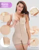 Body Shaper Frauen Abnehmen Shapewear Mantel Offenem Schritt Vollbrust Korsett Taille Trainer Gaine Full Bodyshaper 240112