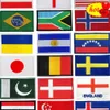 Military Patches Tactical Embroidered Flag Argentina Belgium Ukraine Japan Venezuela Sweden South Africa Norway Brazil Iron on