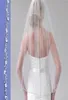 Bridal Veils Sparkling Veil Wedding Crystal Beaded Edge With Diamonds Shaped Edged Comb Single Layer Short3137844