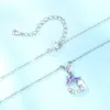 Necklace Earrings Set S925 Sterling Silver Chang'an Dream Female Glass Bracelet Elegant And Design Moonlight Stone Pendant