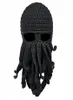 Gestrickte Gesichtsmaske, Oktopus, gestrickte winddichte Mütze, Wolle, Ski-Gesichtsmasken, Event, Party, Halloween, Strickmütze, Tintenfisch-Mütze, Beanie, coole Geschenke 6741782