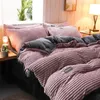 Winter Warm Velvet Duvet Cover Couple 2 People Double Quilt Cover 220x240 Bedding Set Twin Queen King Comforter Cover 240111