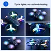 DRONES V16 Colorful LED RC Helicopters Toy Gifts 360 Full Connectment Protection Mini FPV Drone 4K VR Aerial Photography Free Return