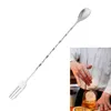 Spoons 304 Stainless Cocktail Mixing Spoon Double Head Swizzle Sticks Accessories For Bar