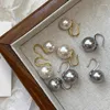 Baumelnde Ohrringe, schicke Imitationsperlen-Accessoires für Frauen, trendiger Schmuck, Vintage-Ohrring, klassischer koreanischer Stil, exquisiter Charm-Schmuck