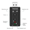 Carte son externe USB, convertisseur d'interface audio externe plug-and-play pour ordinateur portable/de bureau