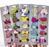 5 Stuksslot Glitter Cartoon Prinses Haarspeldjes Meisjes Haarspelden Peuter Haaraccessoires handgemaakte gift5431264