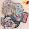 Punk Patch Tactical Military for Clothing Iron on Jackets utomhusläkare Dog Skull Rock Embroidery Sew Designer Mochila Hat Badge