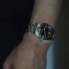 Pagani Bergani Mechanical Men Sand MM Mała Mała Strong Nocna Waterproof Waterproof Watch ze stali nierdzewnej