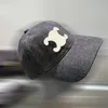 Haftowa czapka designerka kapelusz mężczyzn kobiety Triomphe baseball czapki bawełniane litera sport sportowy retro unisex czapki do biegania sunshade dżinsowy kapelusz