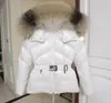 디자이너 여성 다운 재킷 자수 배지 겨울 코트 Celac Fur Collar Winter Coats