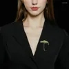 Bow Ties Senior Sense Cheongsam Dress Accessory Corsage Zircon Chinese Style Elegant Temperament Drop Lotus Brosch
