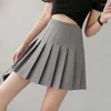 Skirts Summer Pleated Mini Women Streetwear Korean High Waist Black White Tennis Skirt Jk Kawaii Preppy Students A Line