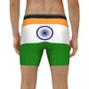 Underpants Flag Of India Authentic Version Breathbale Panties Male Underwear Print Shorts Boxer Briefs Extended