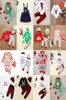 11 stilar jul baby rompers kläder set spädbarn xmas outfits jultomten claus älg tryck kläder rutiga byxor hatt set småbarn pojke 8660695