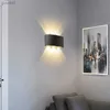 Luzes noturnas MARPOU LED lâmpada de parede à prova d'água ao ar livre luz de parede lâmpada noturna para quarto 110V 220V lâmpadas de arandela para sala de estar decoração de casa YQ240112